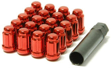 Load image into Gallery viewer, Wheel Mate Muteki Closed End Lug Nuts - Red 12x1.50