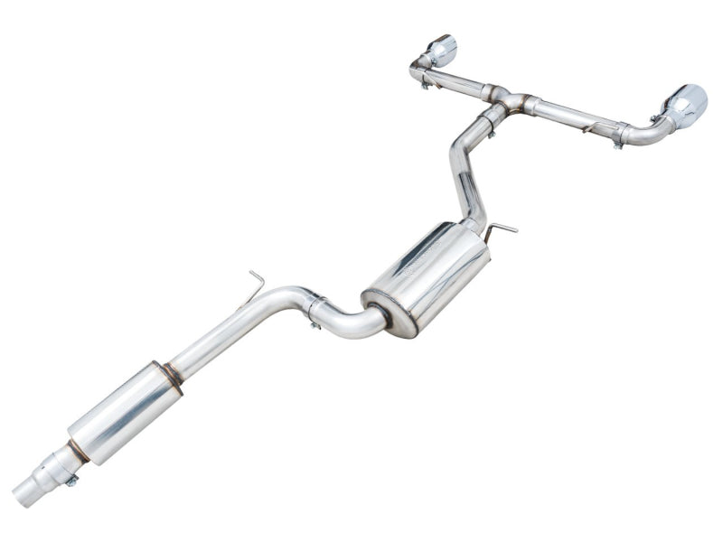 AWE Tuning 2022 VW GTI MK8 Touring Edition Exhaust - Chrome Silver Tips