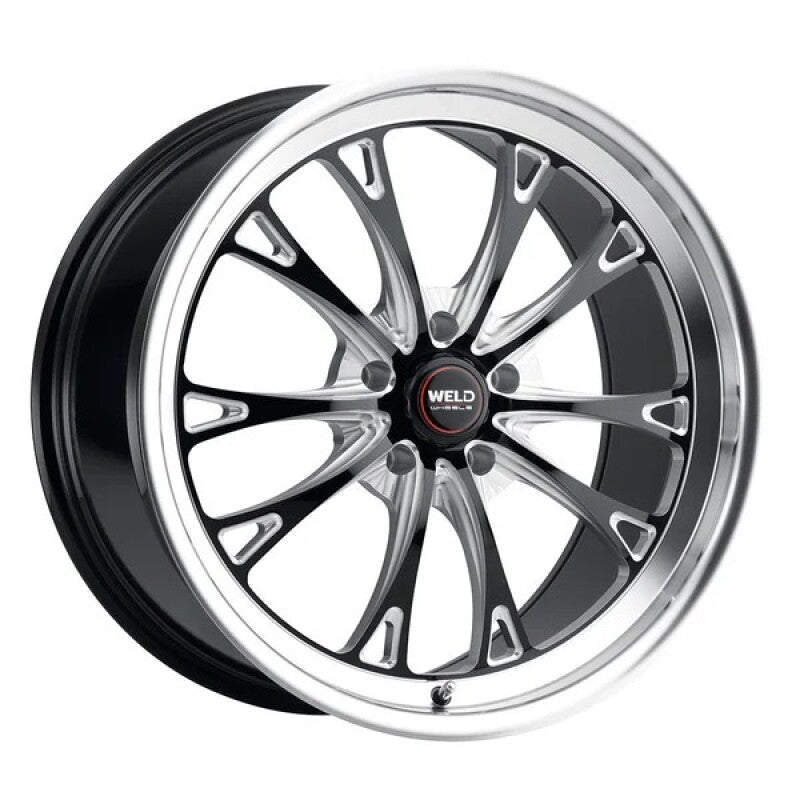 Weld S113 20X8 Belmont 5X120.65 ET00 BS4.50 Gloss Black MIL Dia 78.1