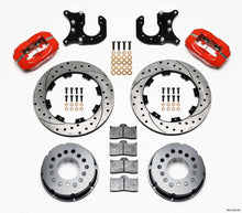 Load image into Gallery viewer, Wilwood Forged Dynalite P/S Rear Kit Drilled Red Chevy 12 Bolt-Spec 3.15in Bearing