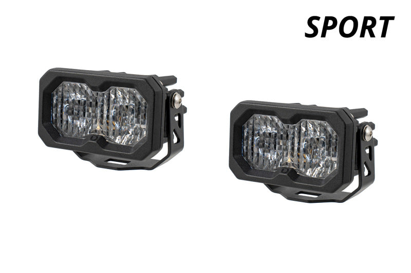 Diode Dynamics C2 2.0 Sport White SAE Driving Standard ABL (pair)