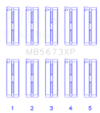 Load image into Gallery viewer, King Engine Bearings Honda F20C/F22C 16v Performance Main Bearing Set - Size STD