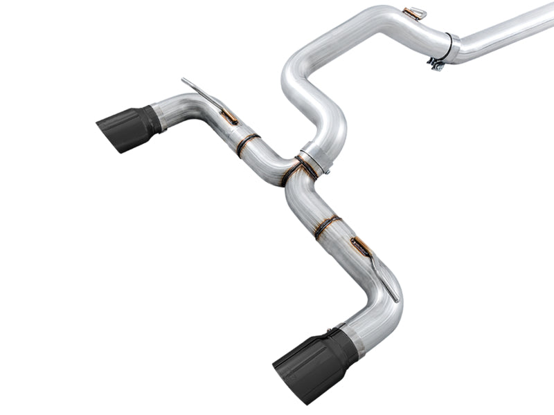 AWE Tuning Ford Focus RS Track Edition Cat-Back Exhaust - Diamond Black Tips