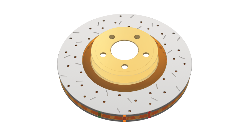 DBA 2009 Pontiac G8 GT 6.0L (V8) 4000 Series Drilled and Slotted Rear Rotor