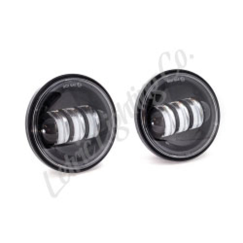 Letric Lighting 4.5in LED Passing Lamps Black