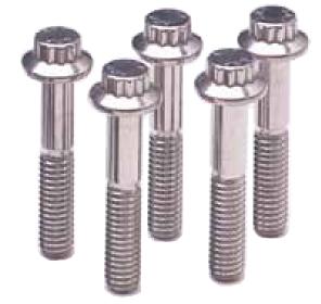 ARP M10 x 1.25 x 45 12pt Stainless Steel Bolts (Set of 5)