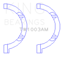 Load image into Gallery viewer, King Engine Bearings Chrysler 345/370 OHV Hemi Thrust Washer Set