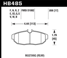 Load image into Gallery viewer, Hawk 08-09 Ford Mustang Bullitt / 05-12 GT / 07-08 Shelby GT HT-10 Race Rear Brake Pads