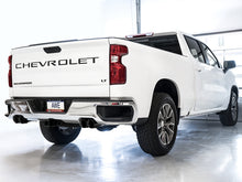 Load image into Gallery viewer, AWE Tuning 4th Gen GM 1500 6.2L 0FG Cat-Back Split Rear Exit (w/ Bumper Cutouts) - Quad Diamond Tips