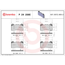 Load image into Gallery viewer, Brembo OE 21-22 Ford Mustang Mach-E EV Pad Brake Pad - Front