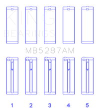 Load image into Gallery viewer, King Engine Bearings Toyota 1ZZ-FE (Size .50) Main Bearing Set