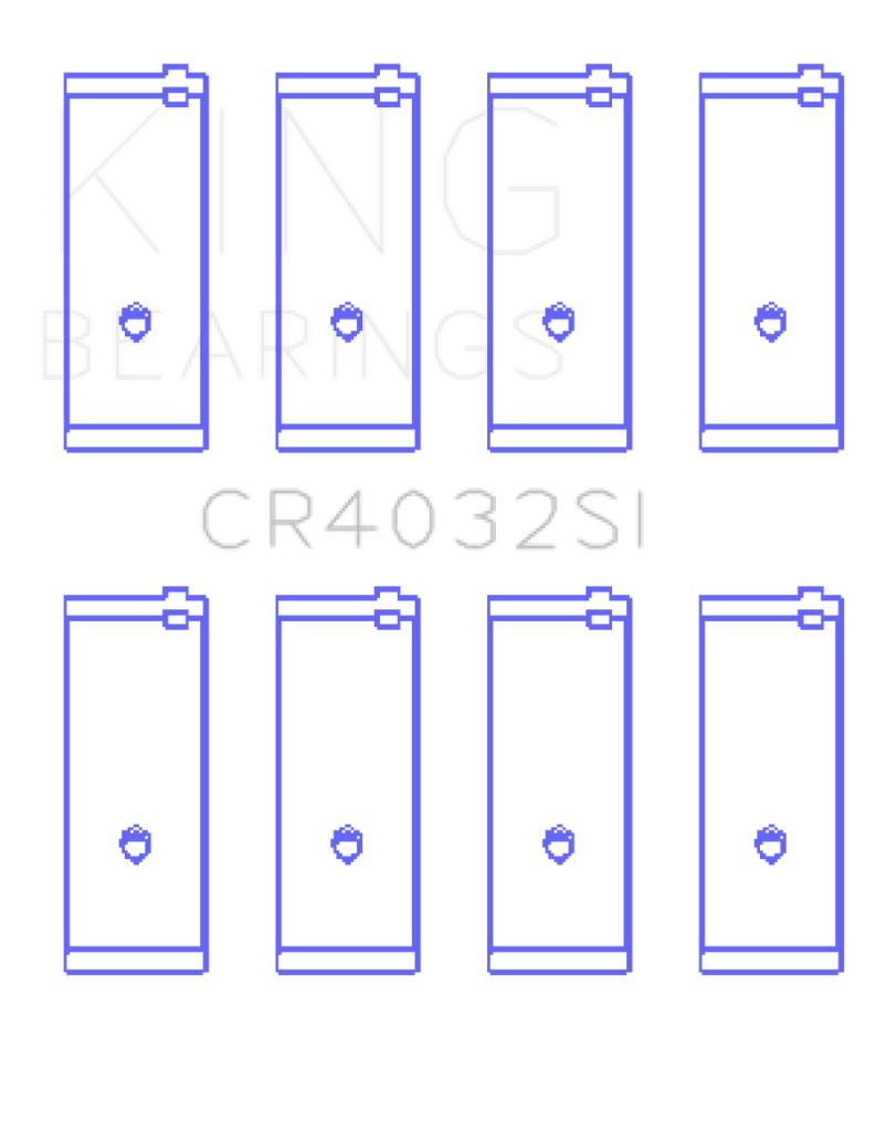 King Engine Bearings Toyota 4AGE Performance Rod Bearing Set