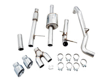 Load image into Gallery viewer, AWE Tuning 4th Gen GM 1500 5.3L 0FG Cat-Back Dual Side Exit (Flat Bumper) - Chrome Tips