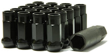 Load image into Gallery viewer, Wheel Mate Muteki SR48 Open End Lug Nuts - Black 12x1.25 48mm