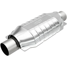 Load image into Gallery viewer, MagnaFlow Converter Universal CARB Compliant 2.25in Inlet 2.25in Outlet 16in Length