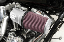 Load image into Gallery viewer, K&amp;N 08-17 Harley-Davidson Touring Models Performance Air Intake System Silver
