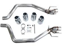 Load image into Gallery viewer, AWE Tuning C6 Chevrolet Corvette Z06/ZR1 Track Edition Axle-Back Exhaust w/ Chrome Silver Tips
