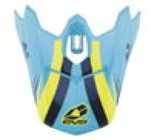 Load image into Gallery viewer, EVS T3 Works Visor - Blue/Hiviz/Yel