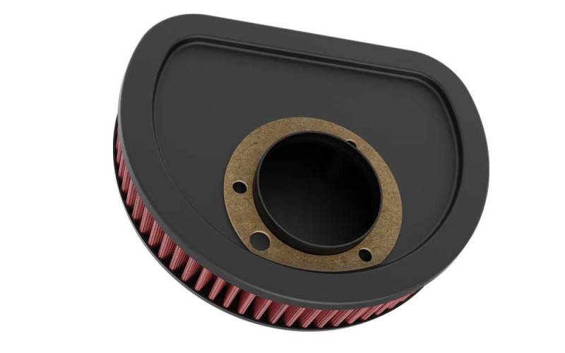 K&N Replacement Air Filter 7.125in L x 5.688in W x 1.625in H for Harley-Davidson