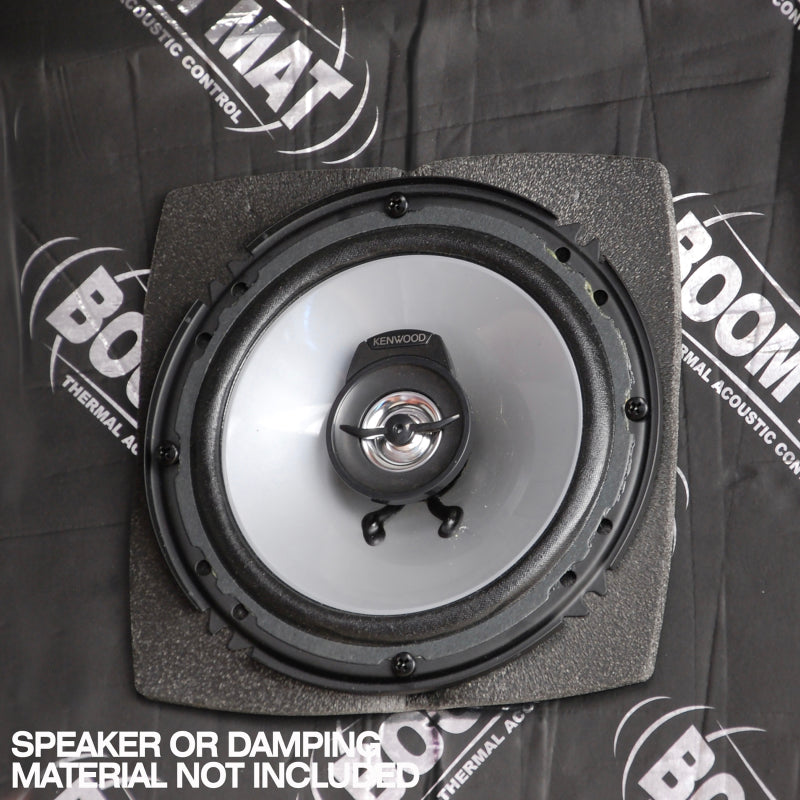 DEI Speaker Baffles 5.25in Round 6.5in Wide 6.5 Height 2.5in Deep Pair