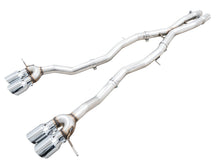 Load image into Gallery viewer, AWE Tuning Track Edition Cat-Back Exhaust for BMW G8X M3/M4 - Chrome Silver Tips