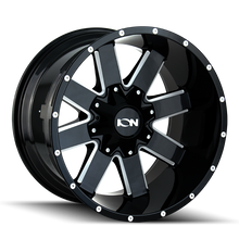 Load image into Gallery viewer, ION 141 18x9 / 8x170 BP / 18mm Offset / 125.2mm Hub Gloss Black Milled Wheel