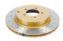 Load image into Gallery viewer, DBA 08+ EVO X Rear Drilled &amp; Slotted 4000 Series Rotor