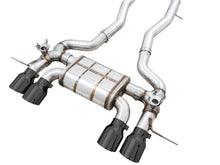 Load image into Gallery viewer, AWE Tuning SwitchPath Cat-Back Exhaust for BMW G8X M3/M4 - Diamond Black Tips