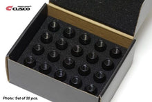Load image into Gallery viewer, Cusco Universal Wheel Lug Nut Set M12 x P1.5mm - Black (20pcs)