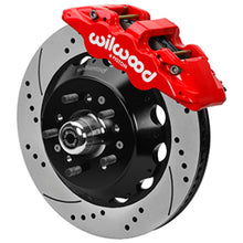 Load image into Gallery viewer, Wilwood 69-70 Chevrolet Impala W/ Disc Or Drum 69-82 Corvette Aerolite 6R 14in GT Rotor Drilled Red