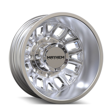 Load image into Gallery viewer, Mayhem 8107D Cogent Dually 17x6.5 8x210 BP -142mm Offset 154.2mm Bore Polished Wheel