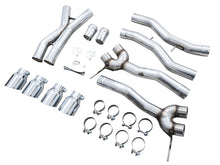 Load image into Gallery viewer, AWE Tuning Track Edition Cat-Back Exhaust for BMW G8X M3/M4 - Chrome Silver Tips