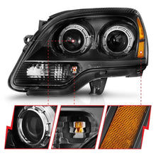 Load image into Gallery viewer, ANZO 2007-2012 GMC Acadia Projector Headlights Black Housing
