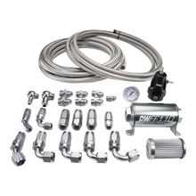 Load image into Gallery viewer, DeatschWerks X2 Series Pump Module -8AN Feed w/ -6AN return CPE Plumbing Kit for 92-00 Honda Civic