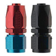 Load image into Gallery viewer, Fragola -6AN Straight Pro-Flow Hose End - Blue/Red