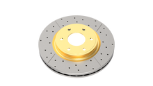 Load image into Gallery viewer, DBA 05-10 Mustang GT / 11-13 V6 Front Drilled &amp; Slotted Street Series Rotor, Black Hub