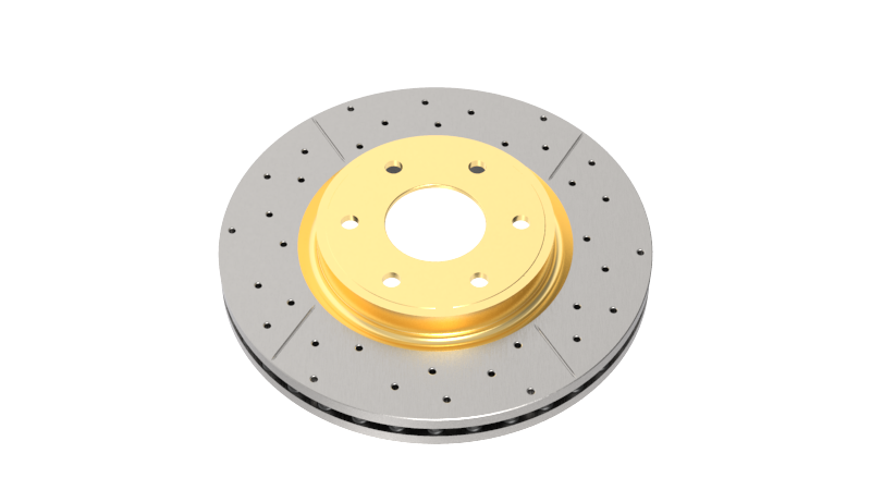 DBA 02-05 Chevrolet Silverado/GMC Sierra Uni-Directional Cross Drilled/Slotted Front Rotor