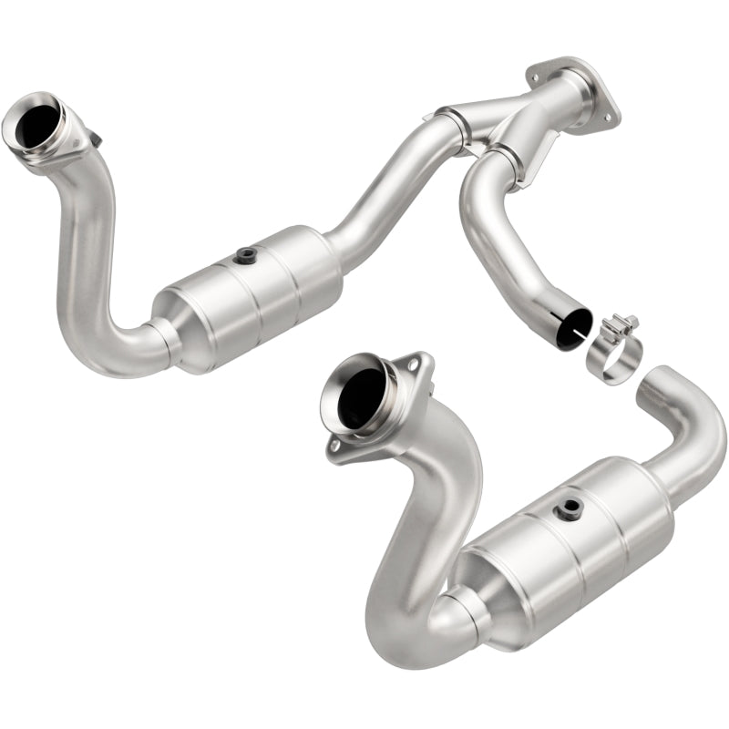 MagnaFlow DF Cat Conv 08-10 Ford F-250/F-250 SD/F-350/F-350 SD 5.4L/6.8L/F-450 SD 6.8L Y-Pipe Assy