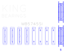 Load image into Gallery viewer, King Engine Bearings Subaru FA/FB Main Bearing Set - Size STD