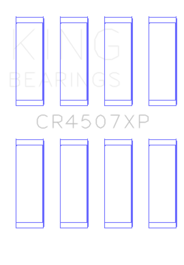 King Engine Bearings Mazda Mzr 2.3L 16V / Ford Duratec 2.3L 16V Connecting Rod Bearing Set