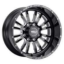 Load image into Gallery viewer, Weld Slingblade 20x9 / 8x170 BP / 0 Offset / 5 BS / 125.1 Bore Gloss Black Milled Wheel