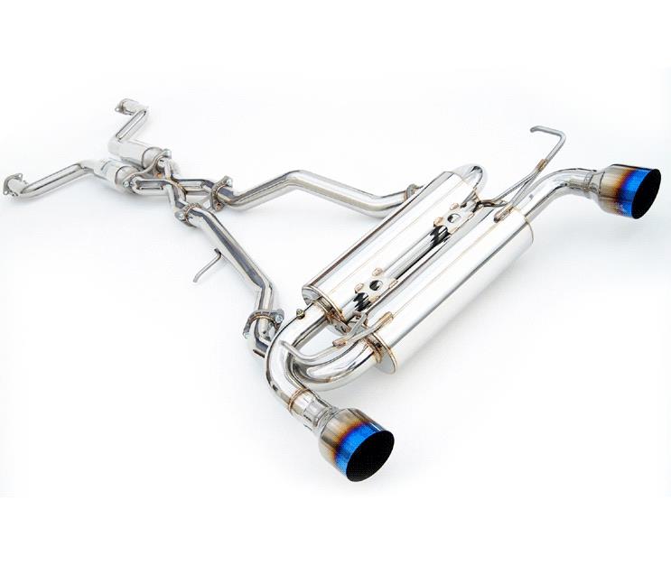 Invidia 02-08 Nissan 350z Gemini Rolled Titanium Tip Cat-back Exhaust