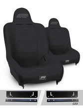 Load image into Gallery viewer, PRP 97-02 Jeep Wrangler TJ Premier High Back Suspension Seats Kit (Pair) - Black