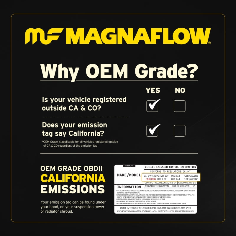 MagnaFlow 11-13 Highlander 3.5 Undby Direct Fit Converter