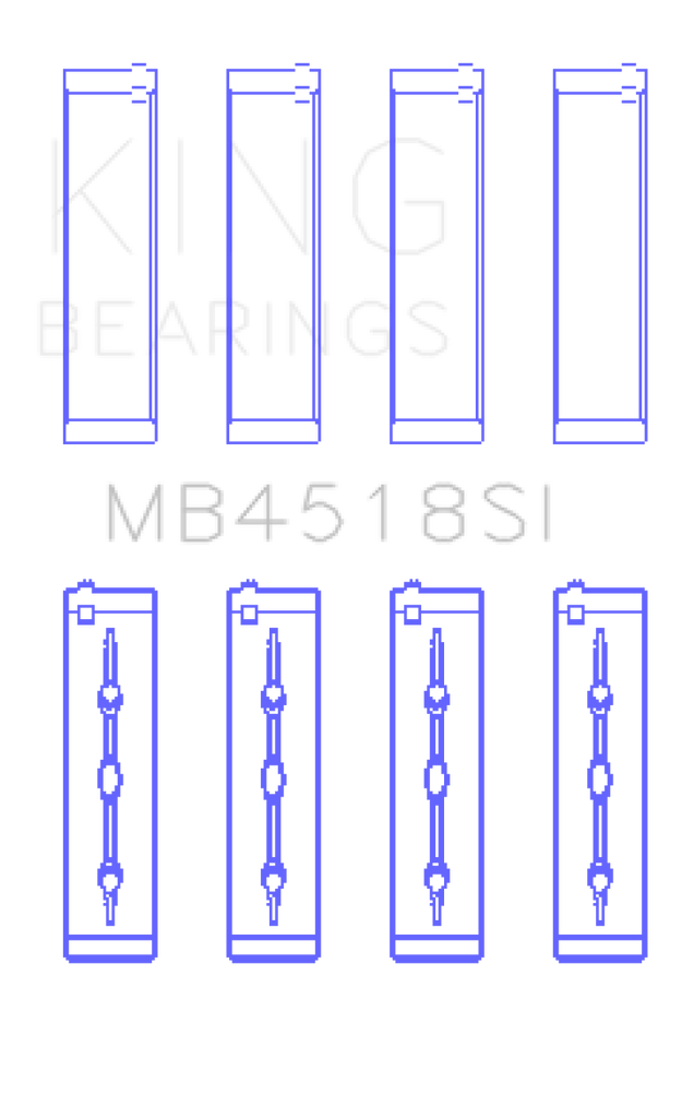 King Engine Bearings 11-20 Chrysler 300 / Dodge Grand Caravan (Size STD) Main Bearing Set