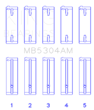 Load image into Gallery viewer, King Engine Bearings Kia/Mazda DOHC 16 Valve/SOHC 16 Valve/SOHC 8 Valve (Size +0.5) Main Bearing Set