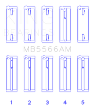 Load image into Gallery viewer, King Engine Bearings Audi A4 1.8L AEB (Size +.25 Oversized) Main Bearing Set