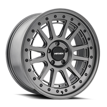 Load image into Gallery viewer, Mayhem 8305 Compass 17x9 / 5x127 BP/ -6mm Offset / 78.1mm Hub Matte Gunmetal w/Blk Bolt Wheel