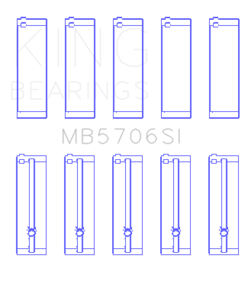 King Engine Bearings Hyundai i30 G4FC Main Bearing Set