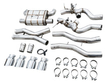 Load image into Gallery viewer, AWE Tuning SwitchPath Cat-Back Exhaust for BMW G8X M3/M4 - Chrome Silver Tips
